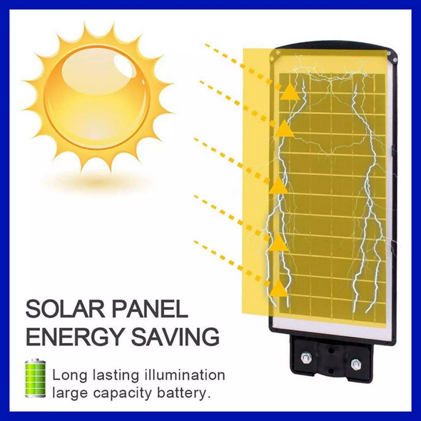 Αυτόνομο Ηλιακό Σύστημα Εξωτερικού Φωτισμού LED 120W με Τηλεχειριστήριο GD-78120SUPER