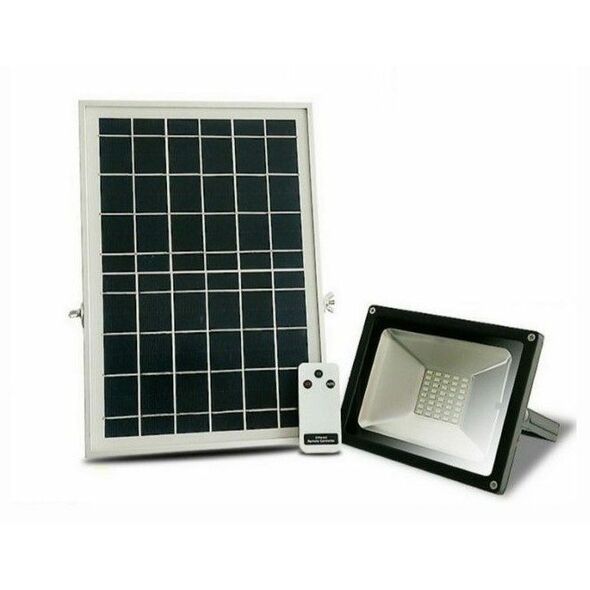Ηλιακός Προβολέας LED 50W με Τηλεχειριστήριο και Αισθητήρα Φωτός