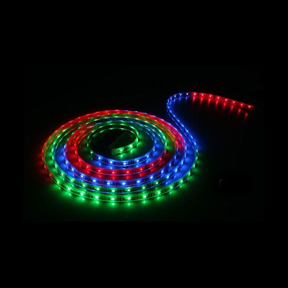 Αδιάβροχος Χριστουγεννιάτικος Πολύχρωμος Φωτοσωλήνας LED RGB 10 Μέτρα με Ενσύρματο Χειριστήριο