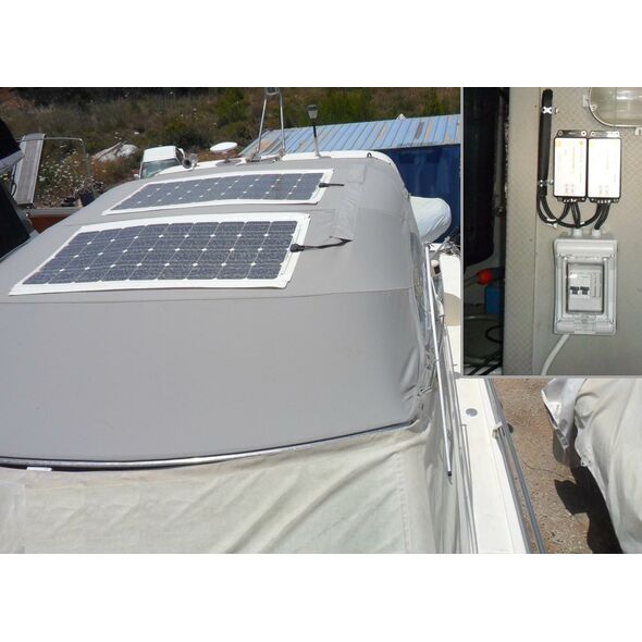 Εύκαμπτο Φωτοβολταϊκό Πάνελ 100W - 12V Εύκαμπτο Solar Panel PV-100