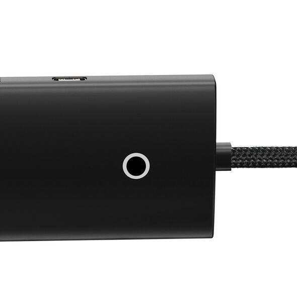 Baseus Hub USB to 4x USB3.0, Type-C, 2m - Baseus Lite Series (WKQX030201) - Black 6932172606220 έως 12 άτοκες Δόσεις