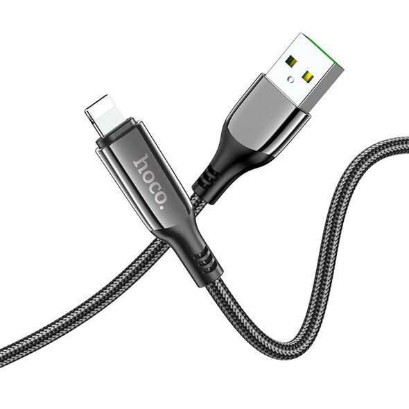 Hoco Cablu USB la Lightning, 2.4A, 1.2m - Hoco Extreme (S51) - Black 6931474749215 έως 12 άτοκες Δόσεις