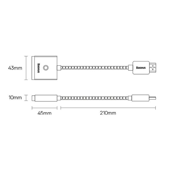 Baseus Adaptor HDMI la VGA, 1080P, 60Hz - Baseus Lite Series (WKQX010001) - Black 6932172606145 έως 12 άτοκες Δόσεις