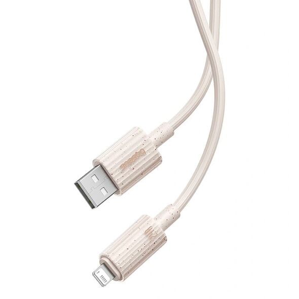 Baseus Cablu USB la Lightning, 480Mbps, 2.4A, 1m - Baseus Habitat Series (P10360200631-00) - Natural Green 6932172642891 έως 12 άτοκες Δόσεις