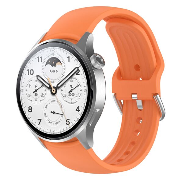 Techsuit Curea pentru Huawei Watch GT 2 (46mm)/GT 2 Pro/GT 3 Pro (46mm)/Ultimate, Xiaomi Watch S1 - Techsuit Watchband (W003) - Orange 5949419079724 έως 12 άτοκες Δόσεις