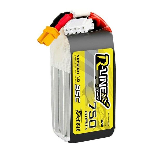 Tattu Battery Tattu R-Line 750mAh 14.8V 95C 4S1P JST-XHR 030758 6928493304129 TAA7504S95X3 έως και 12 άτοκες δόσεις