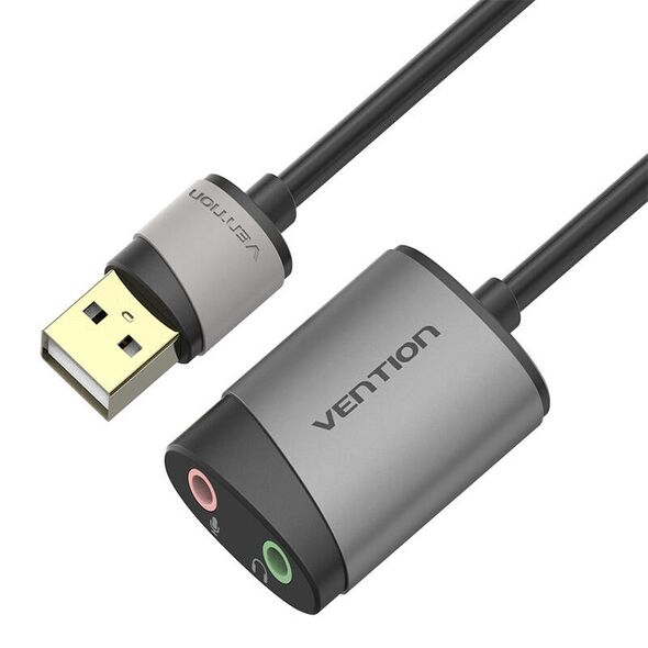 Vention External USB Sound Card 0.15m Vention CDKHB (gray) 056491 6922794739895 CDKHB έως και 12 άτοκες δόσεις