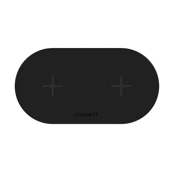 Cygnett Dual wireless charger Cygnett 20W (black) 049065 0848116028750 CY3439WIRDD έως και 12 άτοκες δόσεις