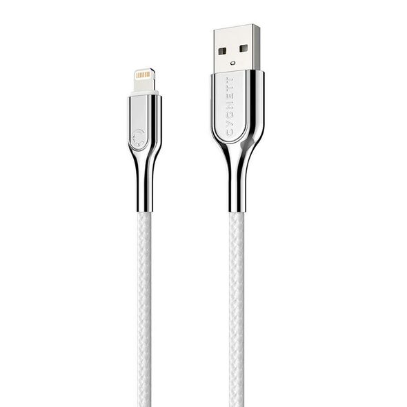 Cygnett Cable Lightning to USB Cygnett Armoured 2.4A 12W 0,1m (white) 049074 0848116021201 CY2684PCCAL έως και 12 άτοκες δόσεις