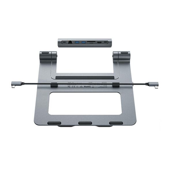 Acefast Multifunctional Laptop Stand Acefast E5 PLUS USB-C (black) 048687 6974316281528 E5 space gray έως και 12 άτοκες δόσεις