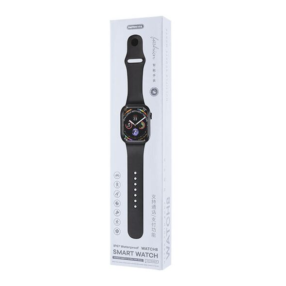 Remax Smartwatch Remax Watch8 Black 055824 6954851202684 WATCH8 Black έως και 12 άτοκες δόσεις