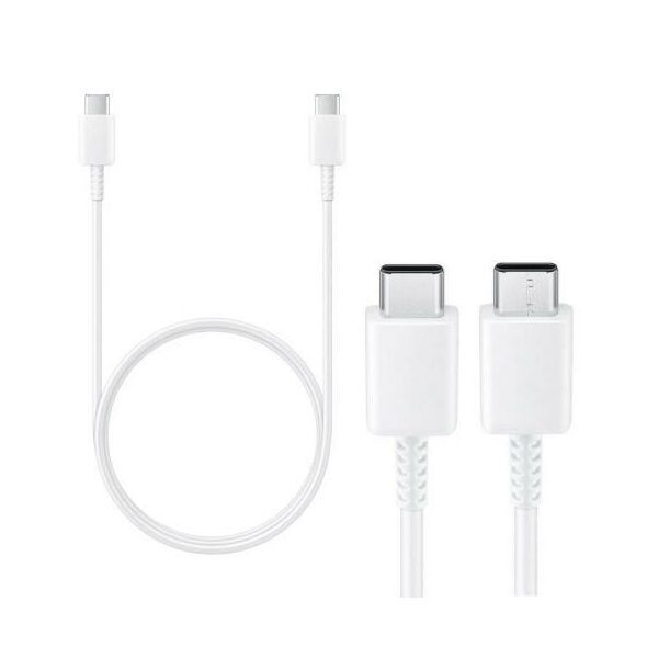 CABLE SAMSUNG USB-C TO USB-C 1M EP-DA905BWE WHITE BULK 5904208509486