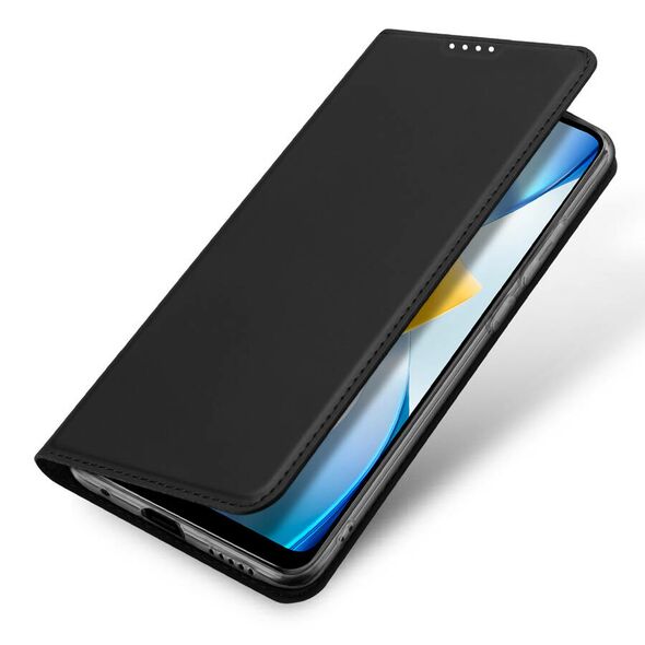 Dux Ducis Skin Pro case for Xiaomi Poco C40 cover with flip card wallet stand black 6934913034880