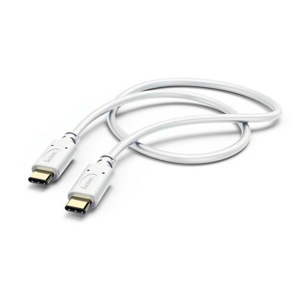 HAMA CHARGING/DATA CABLE USB TYPE-C/TYPE-C 1.5M, WHITE 4047443411617
