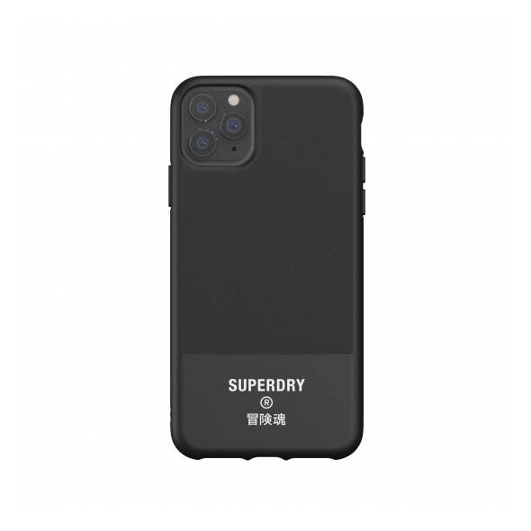 SUPERDRY MULDED CASE CANVAS IPHONE 11 PRO MAX BLACK 8718846079792