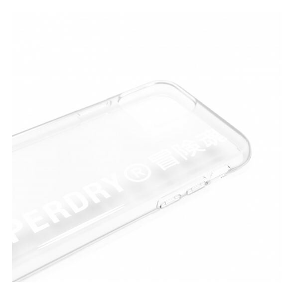 SUPERDRY SNAP CASE CLEAR IPHONE 11 PRO TRANSPARENT / WHITE 8718846079716