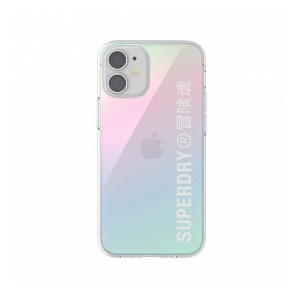 SUPERDRY SNAP CASE CLEAR IPHONE 12 MINI HOLOGRAPHIC 8718846086028