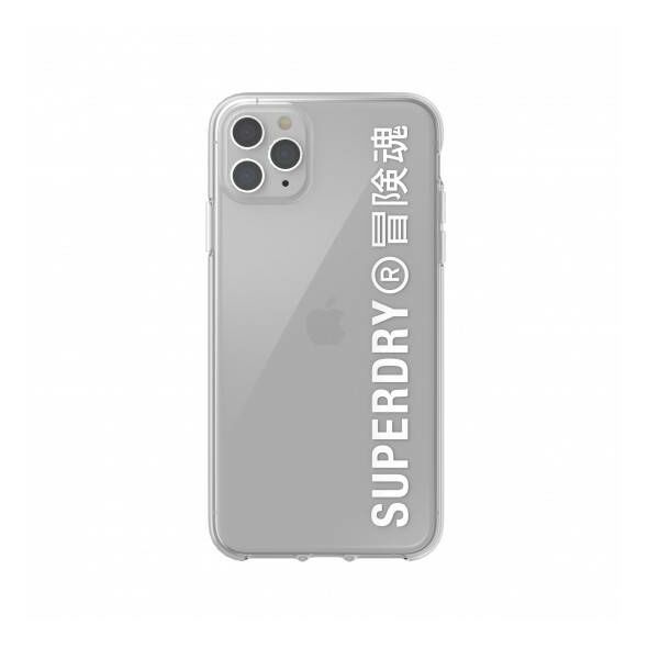 SUPERDRY SNAP CASE CLEAR IPHONE 11 PRO MAX TRANSPARENT / WHITE 8718846079723