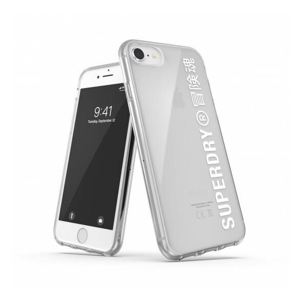 SUPERDRY SNAP CASE CLEAR IPHONE 6/6S/7/8/SE TRANSPARENT / WHITE 8718846079518