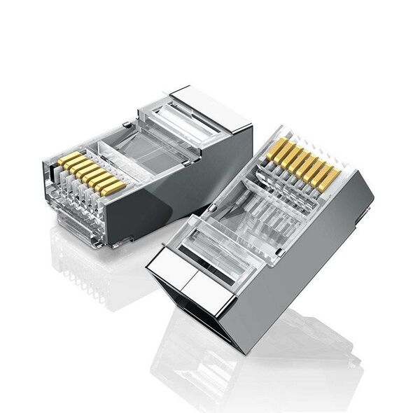 UGREEN Ethernet RJ45 Metal plug, 8P/8C, Cat.6, UTP (10pcs.) 6957303823338