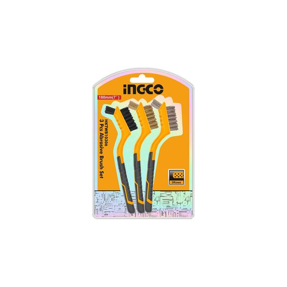 Ingco Συρματόβουρτσες Μίνι σετ 3 Τεμ. Hktwb10306 έως 12 Άτοκες Δόσεις