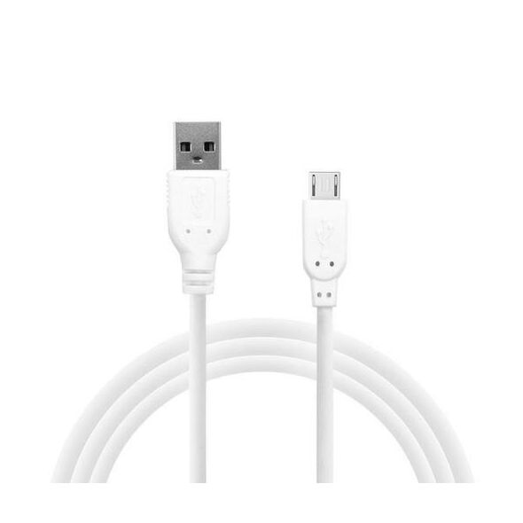 Καλώδιο Σύνδεσης USB 2.0 inos USB A σε Micro USB 2m Λευκό 5205598077976 5205598077976 έως και 12 άτοκες δόσεις