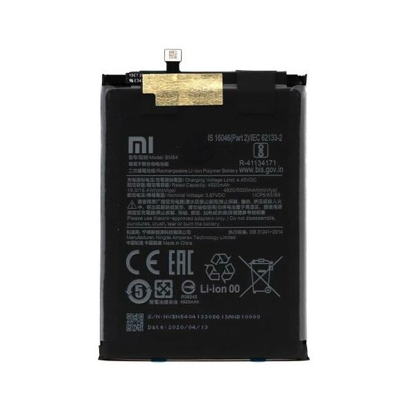 Μπαταρία Xiaomi BN54 Redmi Note 9/ Redmi 9 (Original) 1110331040051 1110331040051 έως και 12 άτοκες δόσεις