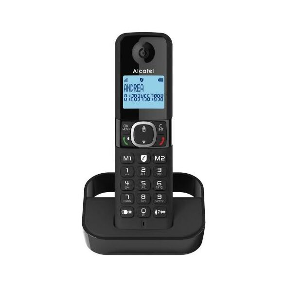 Ασύρματο Τηλέφωνο Alcatel F860CE με Δυνατότητα Αποκλεισμού Κλήσεων Μαύρο 3700601423877 3700601423877 έως και 12 άτοκες δόσεις