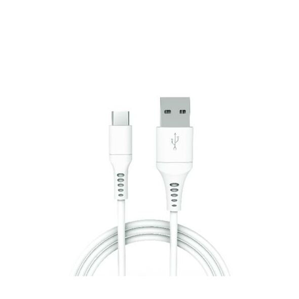 Καλώδιο Σύνδεσης USB 2.0 inos USB A σε USB C 1m Λευκό 5205598093570 5205598093570 έως και 12 άτοκες δόσεις