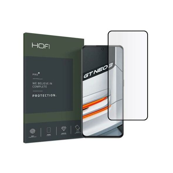 Tempered Glass Full Face Hofi Premium Pro+ Realme GT Neo 3 5G Μαύρο (1 τεμ.) 9589046921773 9589046921773 έως και 12 άτοκες δόσεις