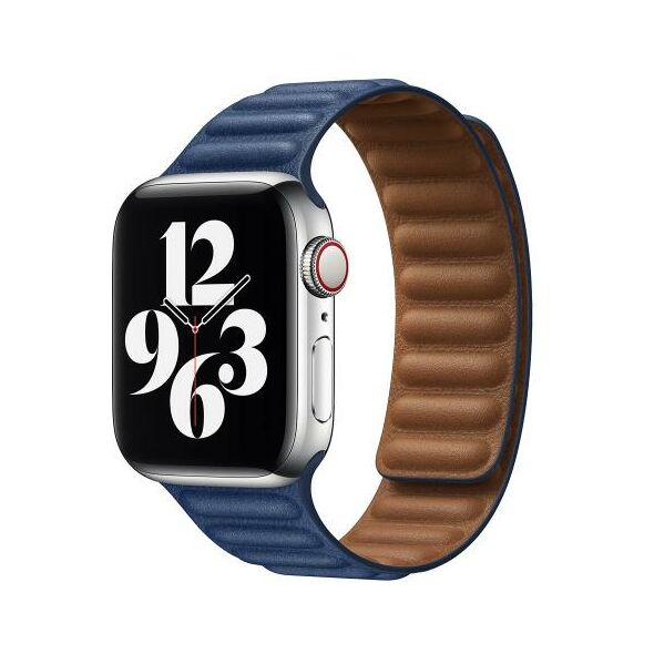 Λουράκι Devia Elegant Leather Apple Watch (38/ 40/ 41mm) Two-Tone Σκούρο Μπλε 6938595364976 6938595364976 έως και 12 άτοκες δόσεις