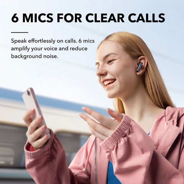 Anker Anker - Wireless Earbuds SoundCore Liberty 4 NC (A3947G11) - Bluetooth 5.3, Waterproof IPX4, Noise Cancelling - White 0194644132125 έως 12 άτοκες Δόσεις