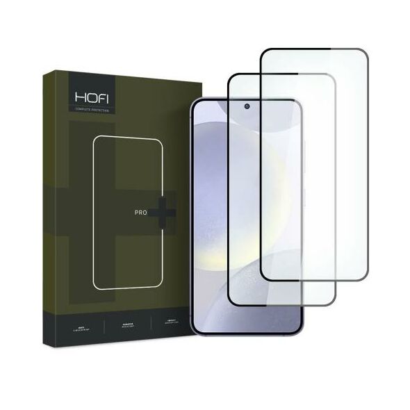 Tempered Glass Full Face Hofi Premium Pro+ Samsung Galaxy S24 5G Μαύρο (2 τεμ.) 5906203690350 5906203690350 έως και 12 άτοκες δόσεις