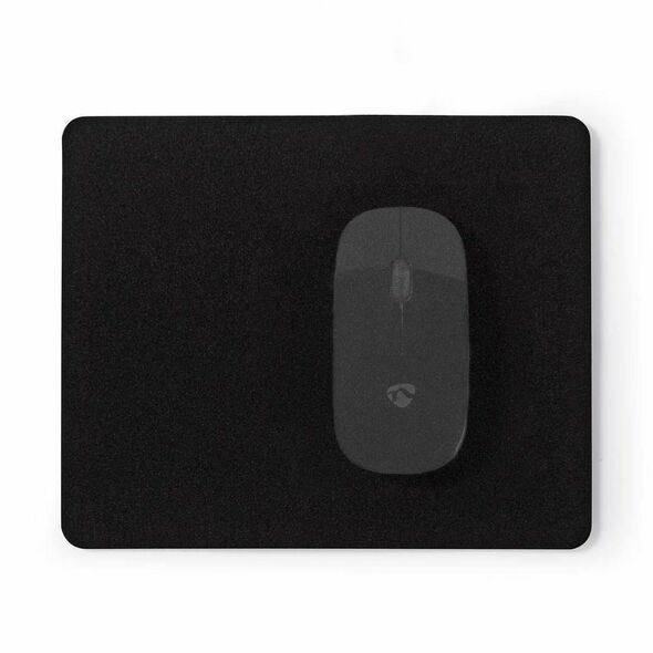 Nedis Mousepad 18 x 22 cm Black Mat (MPADF100BK) (NEDMPADF100BK) έως 12 άτοκες Δόσεις