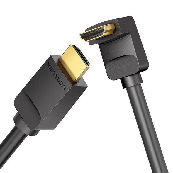 Vention Cable HDMI 2.0 Vention AARBI 3m, Angled 90°, 4K 60Hz (black) 056392 6922794745407 AARBI έως και 12 άτοκες δόσεις