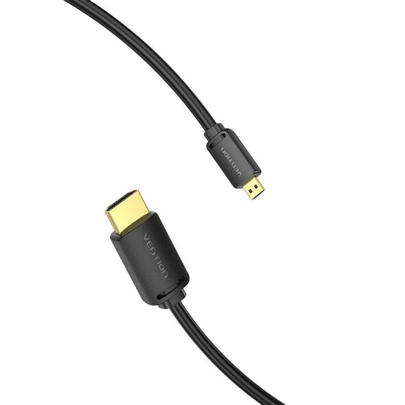 Vention HDMI-D Male to HDMI-A Male Cable Vention AGIBF 1m, 4K 60Hz (Black) 056399 6922794772113 AGIBF έως και 12 άτοκες δόσεις