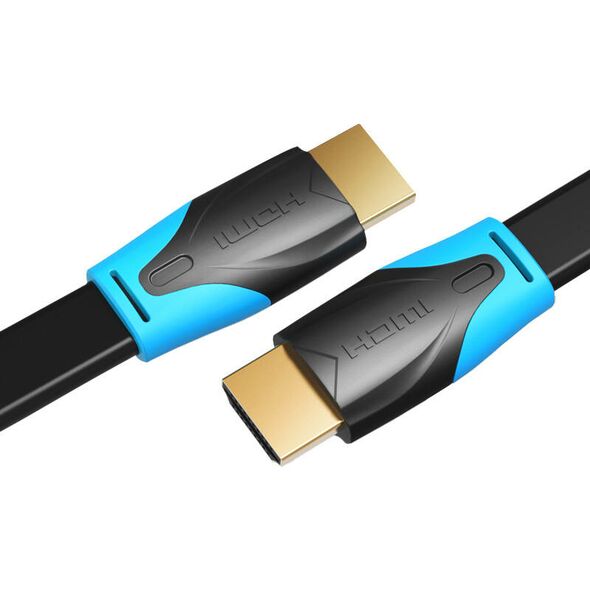 Vention Flat HDMI Cable Vention VAA-B02-L075, 0.75m, 4K 60Hz (Black) 056294 6922794728035 VAA-B02-L075 έως και 12 άτοκες δόσεις