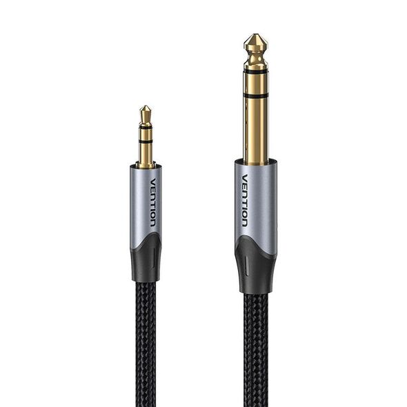 Vention Vention BAUHD TRS 3.5mm Male to Male 6.35mm Audio Cable 0.5m Gray 056193 6922794756496 BAUHD έως και 12 άτοκες δόσεις