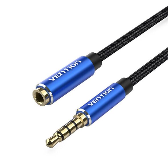 Vention TRRS 3.5mm Male to 3.5mm Female Audio Extender 3m Vention BHCLI Blue 056205 6922794765757 BHCLI έως και 12 άτοκες δόσεις