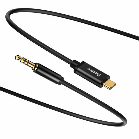 Baseus Baseus Yiven Audio cable USB-C to mini jack 3,5mm, 1.2m (Black) 018131  CAM01-01 έως και 12 άτοκες δόσεις 6953156262553