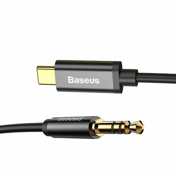 Baseus Baseus Yiven Audio cable USB-C to mini jack 3,5mm, 1.2m (Black) 018131  CAM01-01 έως και 12 άτοκες δόσεις 6953156262553