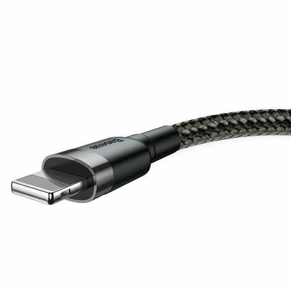 Baseus Baseus Cafule USB Lightning Cable 1,5A 2m (Gray+Black) 018159  CALKLF-CG1 έως και 12 άτοκες δόσεις 6953156275010