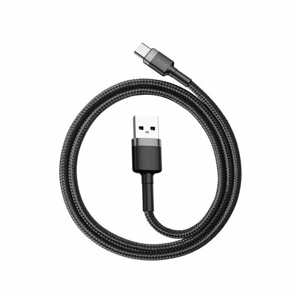 Baseus Baseus Cafule USB-C cable 2A 3m (Black+Gray) 020107  CATKLF-UG1 έως και 12 άτοκες δόσεις 6953156296343