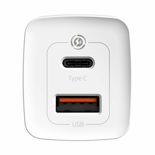 Baseus Quick Travel Charger Baseus GaN2 Lite USB+C 65W EU (white) 026518  CCGAN2L-B02 έως και 12 άτοκες δόσεις 6953156232945
