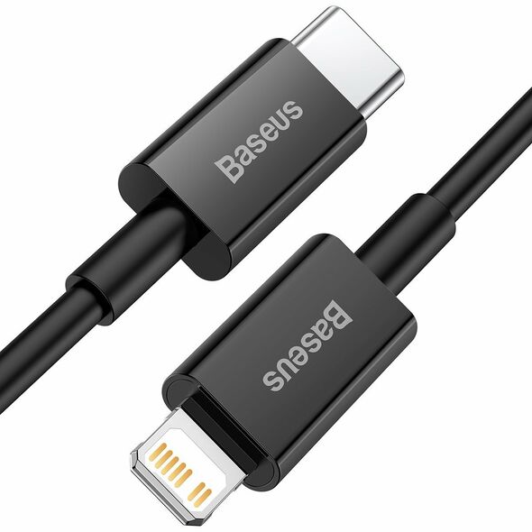 Baseus Baseus Superior Series Cable USB-C to iP, 20W, PD, 2m (black) 026616  CATLYS-C01 έως και 12 άτοκες δόσεις 6953156205352