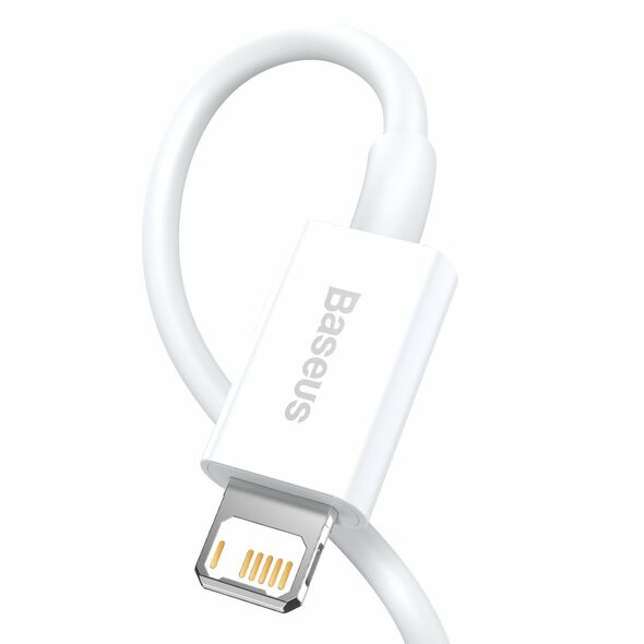 Baseus Baseus Superior Series Cable USB to iP 2.4A 2m (white) 026223  CALYS-C02 έως και 12 άτοκες δόσεις 6953156205468