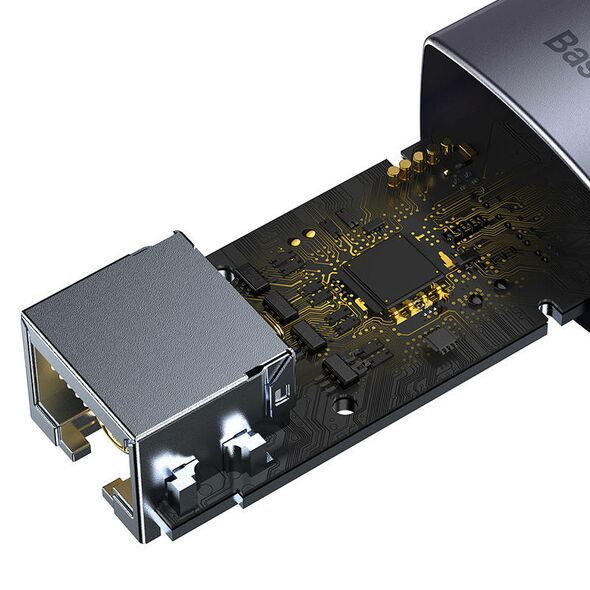 Baseus Baseus Lite Series USB to RJ45 network adapter, 100Mbps (gray) 033088  WKQX000013 έως και 12 άτοκες δόσεις 6932172606046