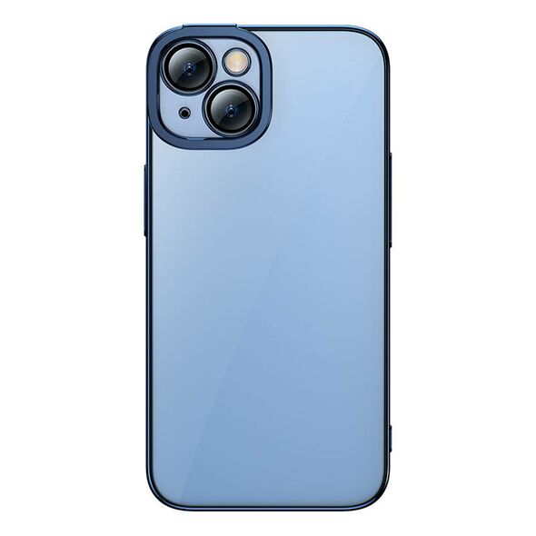 Baseus Baseus Glitter Transparent Case and Tempered Glass set for iPhone 14 Plus (blue) 038947  ARMC021403 έως και 12 άτοκες δόσεις 6932172615505