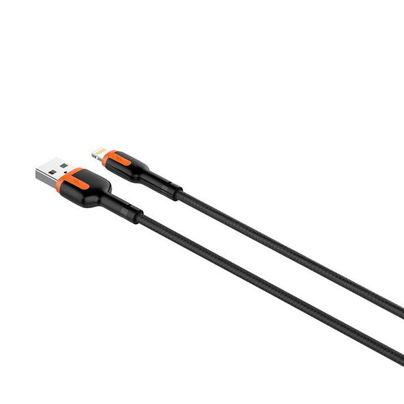 LDNIO LDNIO LS531, USB - Lightning 1m Cable (Grey-Orange) 042969  LS531 lightning έως και 12 άτοκες δόσεις 5905316143630