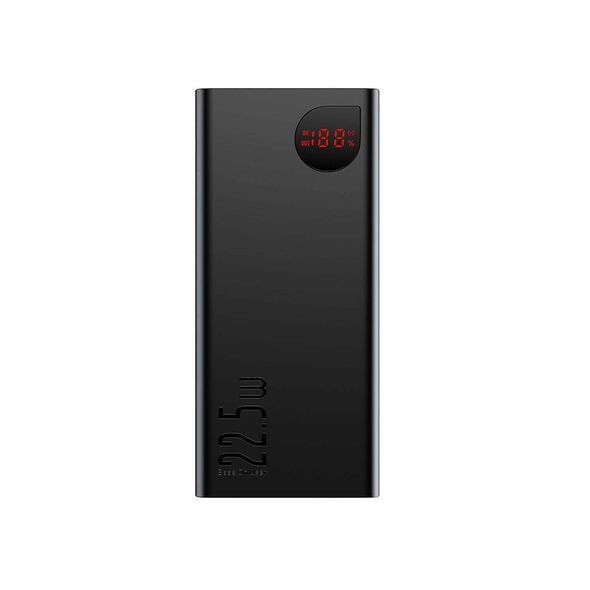 Baseus Adaman Power Bank 20000mAh 22.5W με 2 Θύρες USB-A και Θύρα USB-C Quick Charge 3.0 Μαύρο (PPAD070101) (BASPPAD070101) έως 12 άτοκες Δόσεις